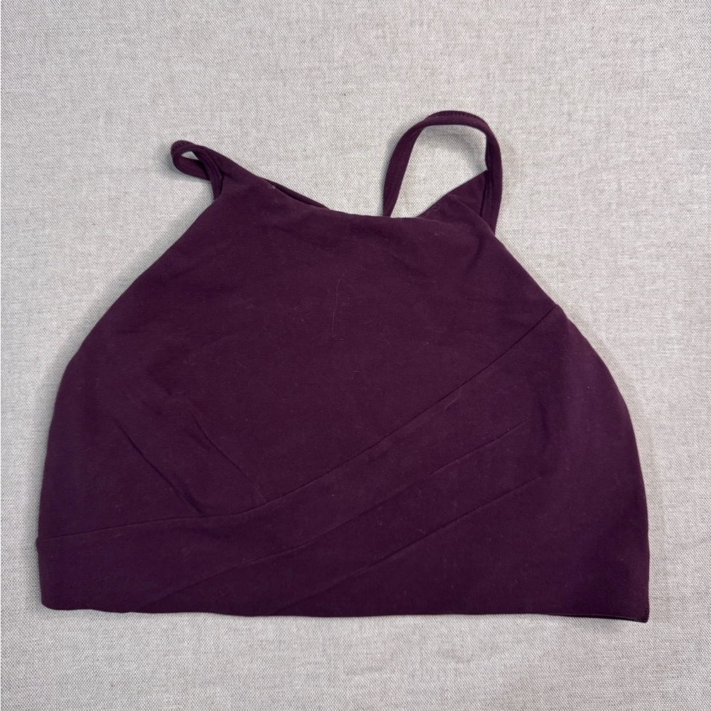 Lululemon purple razor back sports bra